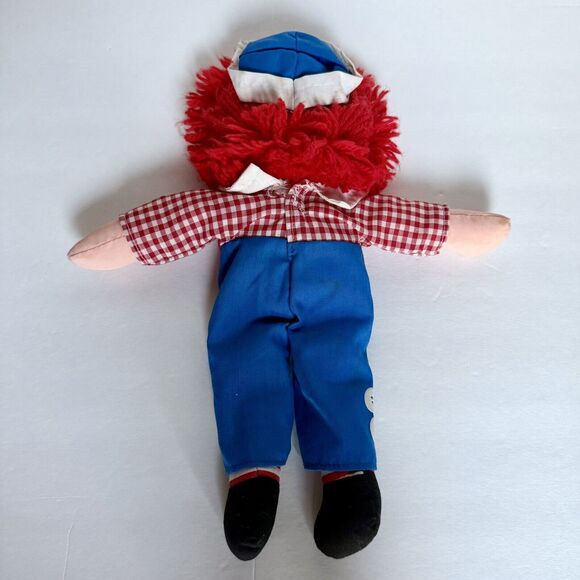 Set of 2 Playskool Vintage 80s Raggedy Ann Doll and Raggedy Andy Doll 12" *READ* - Picture 6 of 16